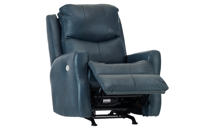 Frame Leather Power Rocker Recliner